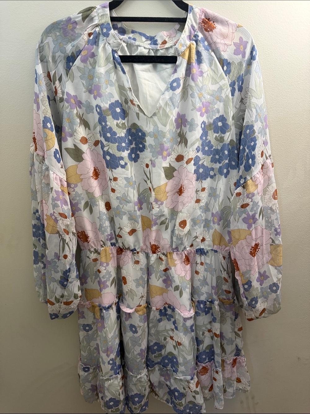 NWT Floral Long Sleeve Dress